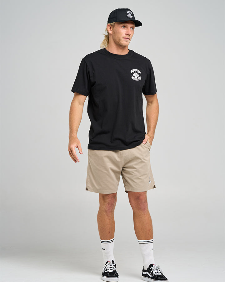 AHOY FKRS STORM | SS TEE - BLACK