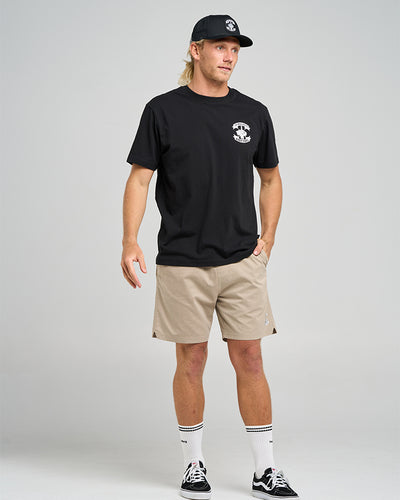 AHOY FKRS STORM | SS TEE - BLACK