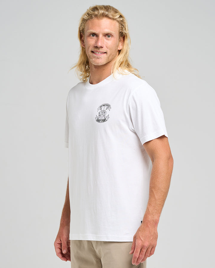 AHOY FKRS STORM | SS TEE - WHITE