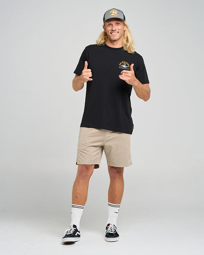 COOKEDATOO TRIO | SS TEE - BLACK