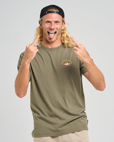 COOKEDATOO TRIO | SS TEE - OLIVE