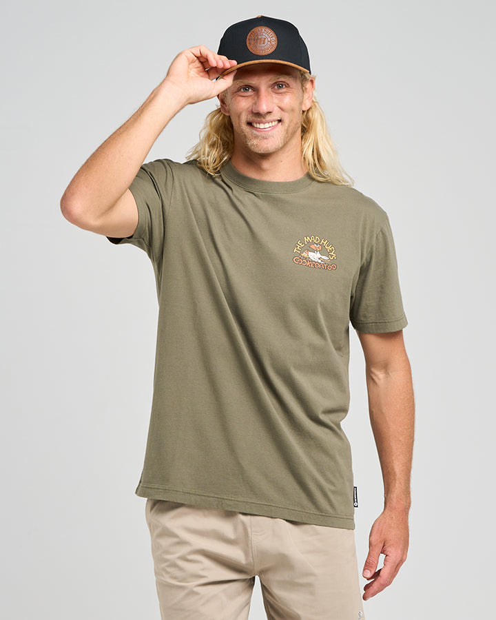 COOKEDATOO TRIO | SS TEE - OLIVE
