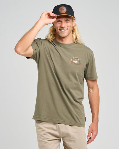COOKEDATOO TRIO | SS TEE - OLIVE