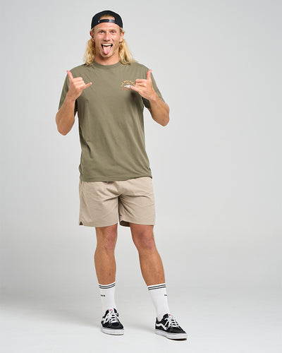 COOKEDATOO TRIO | SS TEE - OLIVE