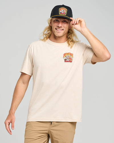 OZ STRAYA | SS TEE - CEMENT