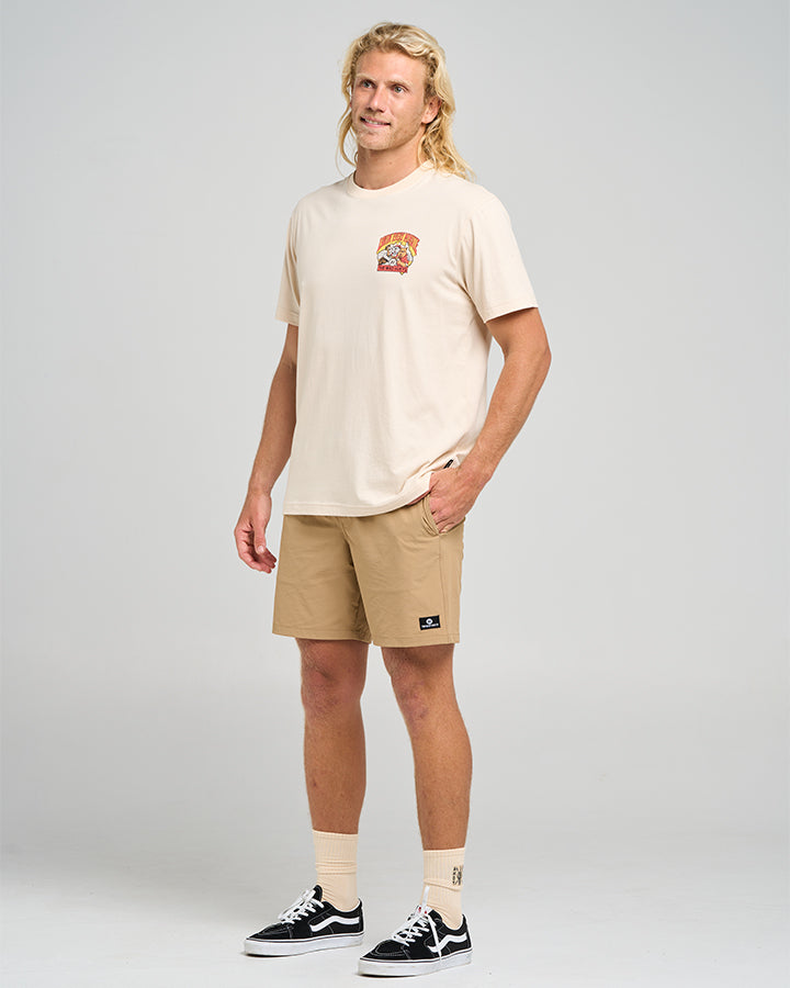 OZ STRAYA | SS TEE - CEMENT