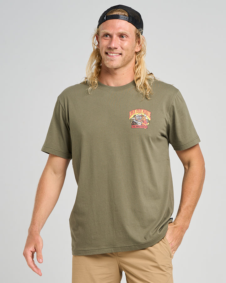 OZ STRAYA | SS TEE - OLIVE