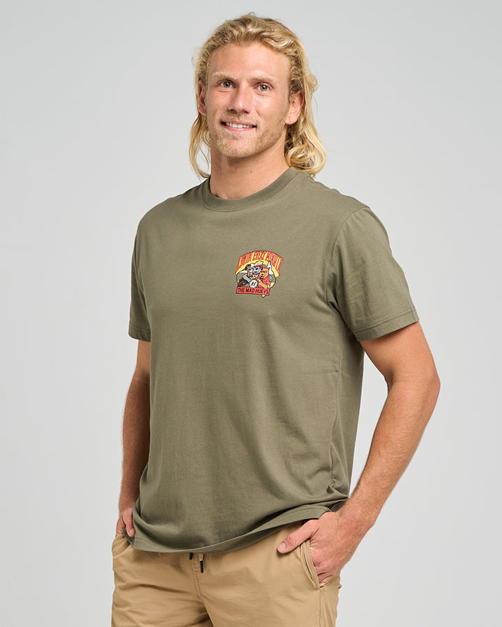 OZ STRAYA | SS TEE - OLIVE