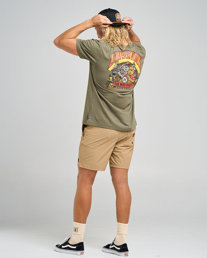 OZ STRAYA | SS TEE - OLIVE