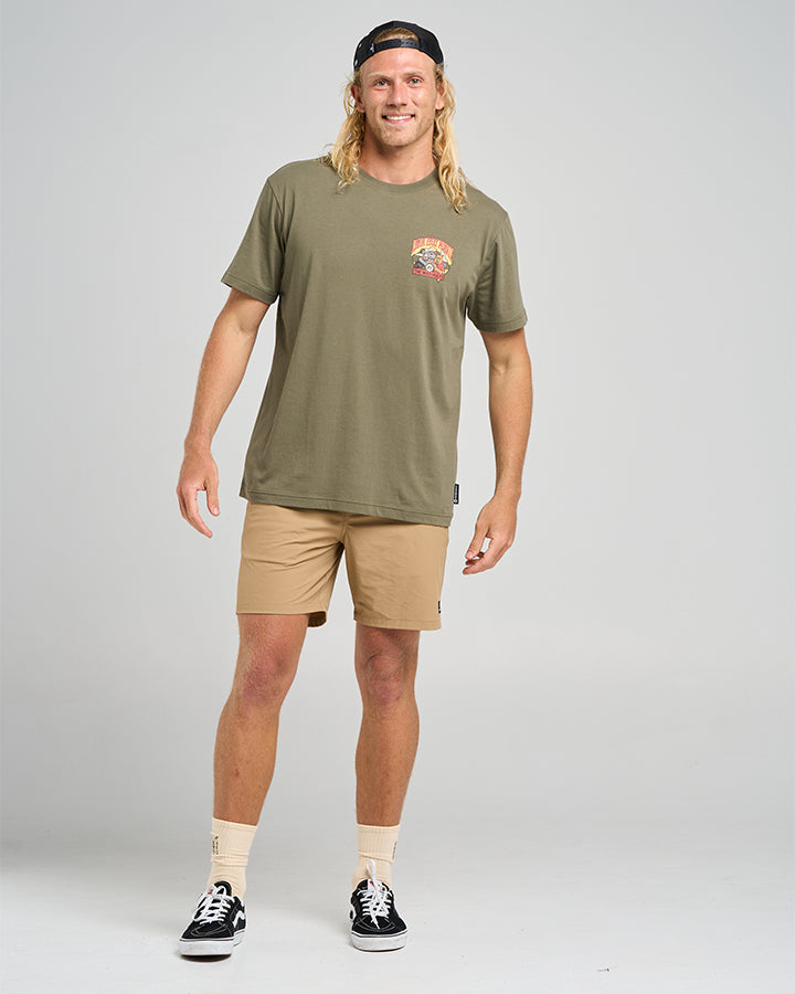 OZ STRAYA | SS TEE - OLIVE
