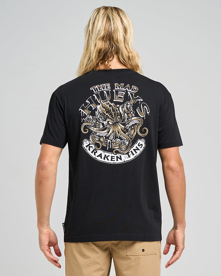 KRAKEN PORT HOLE | SS TEE - BLACK