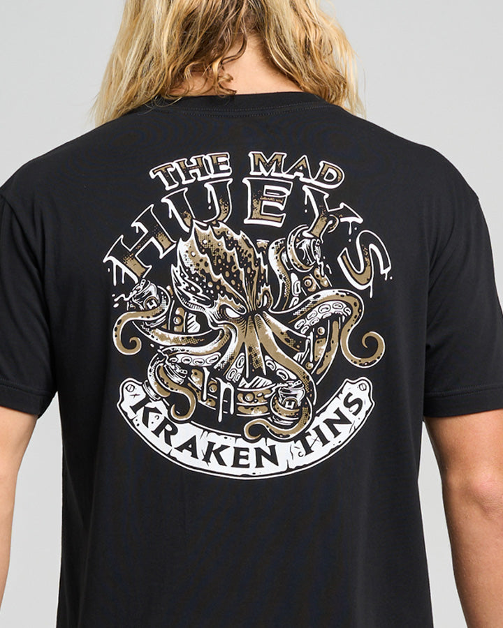 KRAKEN PORT HOLE | SS TEE - BLACK