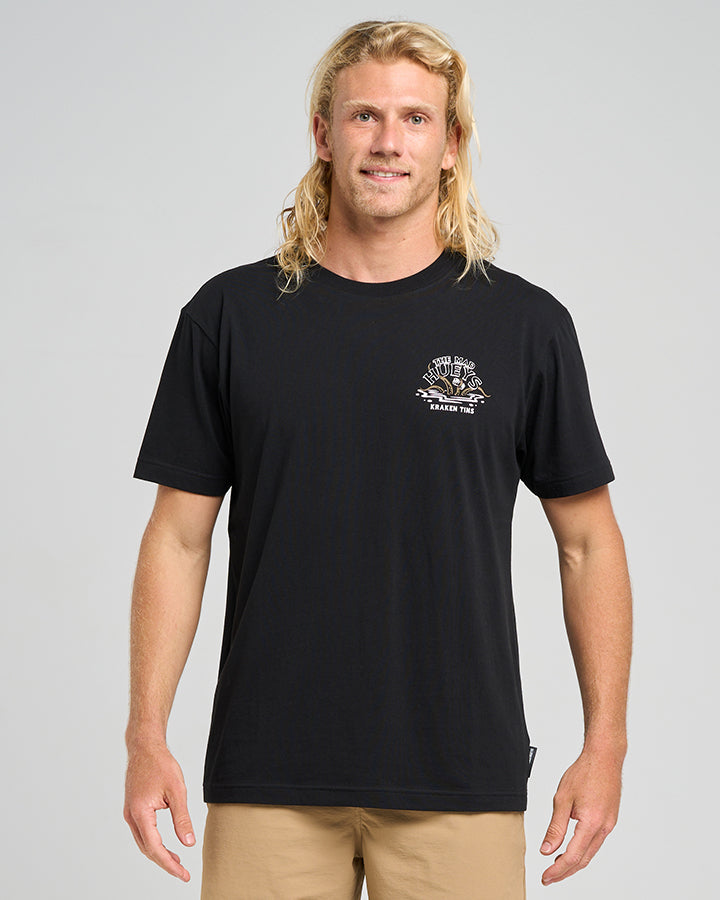 KRAKEN PORT HOLE | SS TEE - BLACK