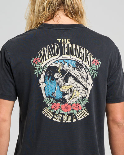 FROTHIN SHOEY | SS TEE - WASHED BLACK