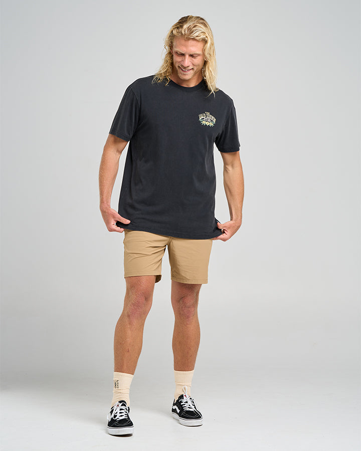 FROTHIN SHOEY | SS TEE - WASHED BLACK