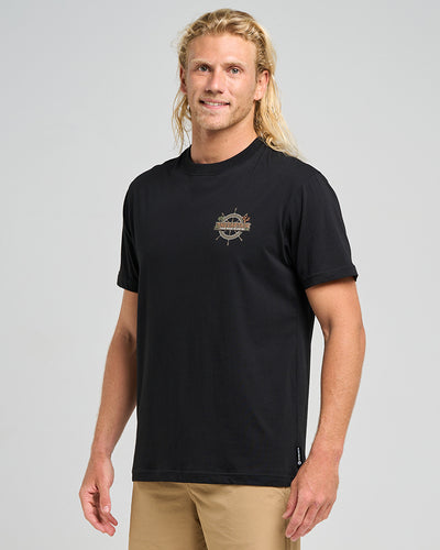 THE SEA CAPTAIN | SS TEE - BLACK
