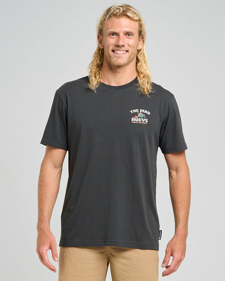 SHE'LL BE RIGHT | SS TEE - VINTAGE BLACK