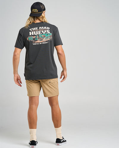 SHE'LL BE RIGHT | SS TEE - VINTAGE BLACK