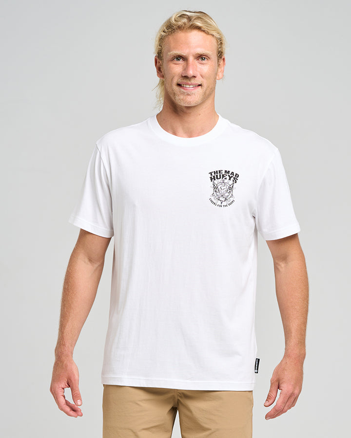 SHIP WHEEL BEERS | SS TEE - WHITE