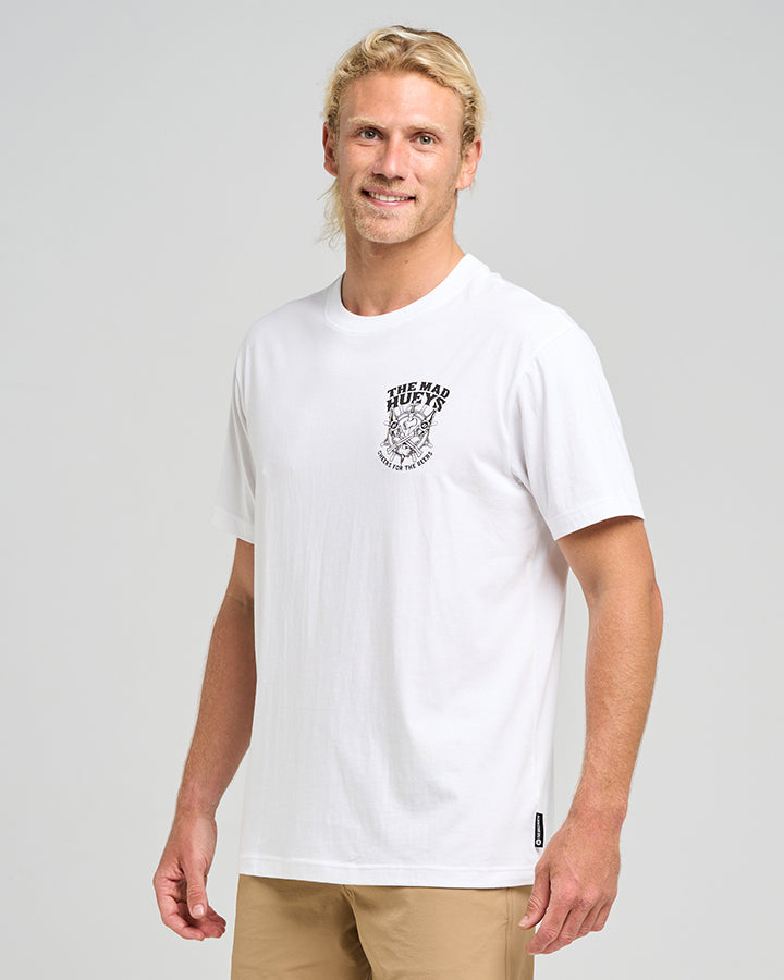 SHIP WHEEL BEERS | SS TEE - WHITE