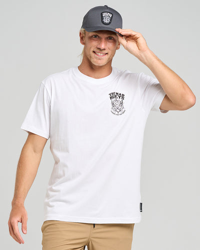 SHIP WHEEL BEERS | SS TEE - WHITE