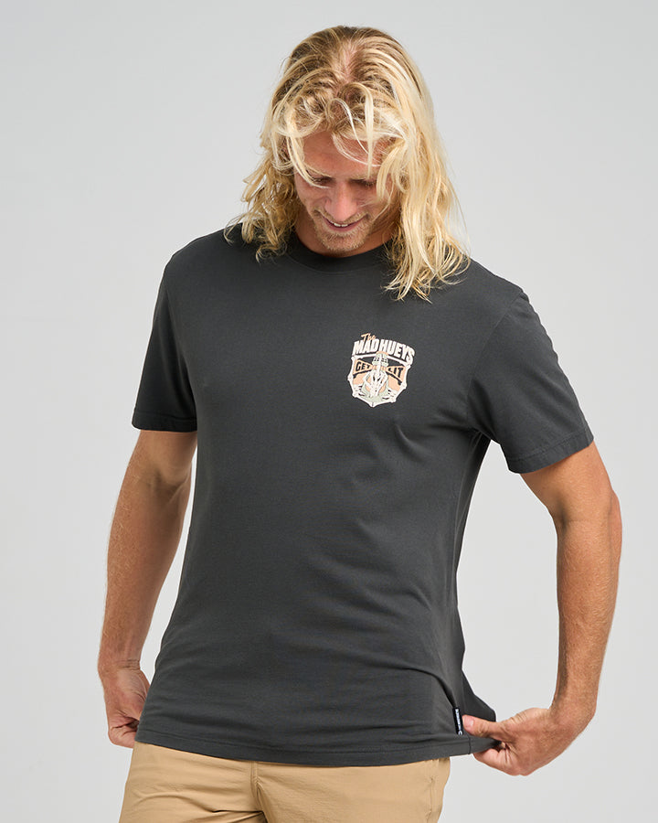 GET LIT STUBBY | SS TEE - VINTAGE BLACK
