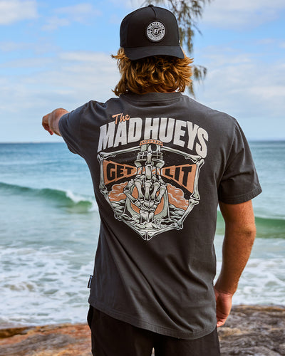 GET LIT STUBBY | SS TEE - VINTAGE BLACK