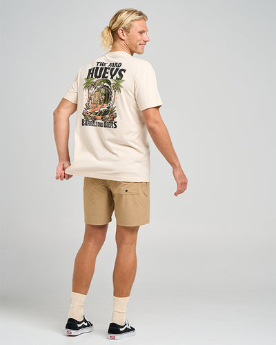 BARRELS AND BEERS | SS TEE - CEMENT