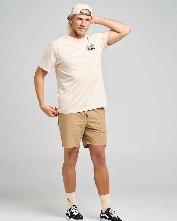 BARRELS AND BEERS | SS TEE - CEMENT