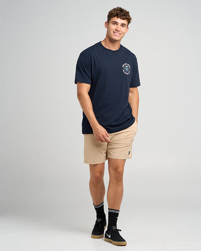 SMASHED CRAB | SS TEE - NAVY