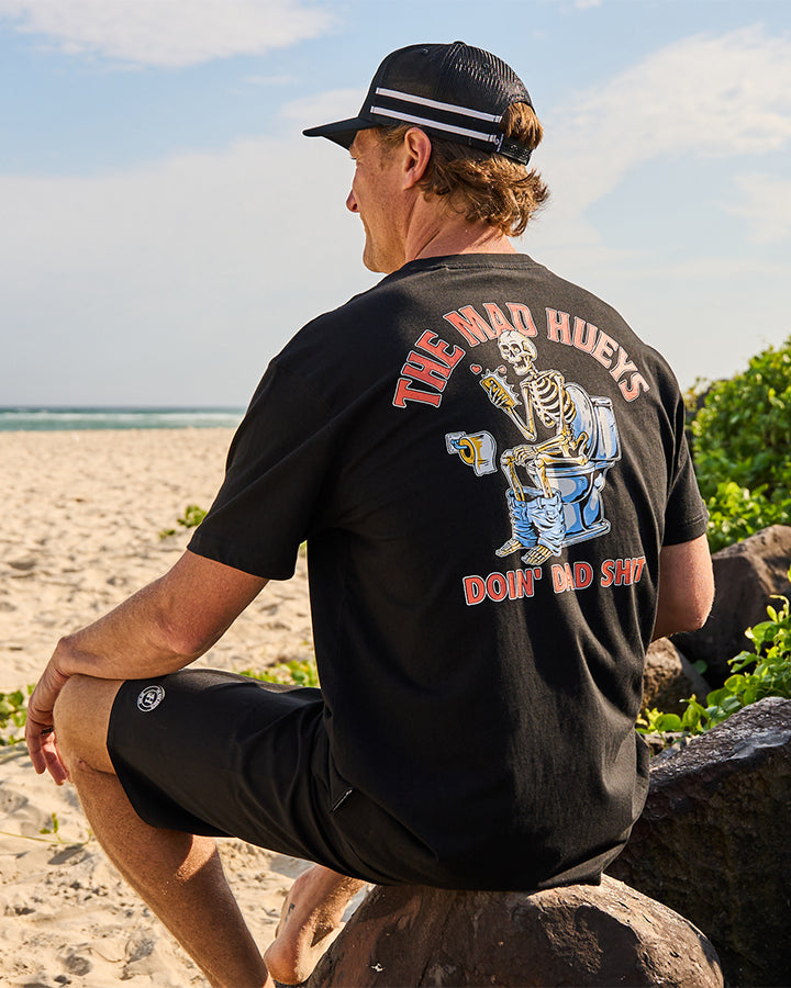 DAD SHIT | SS TEE - BLACK
