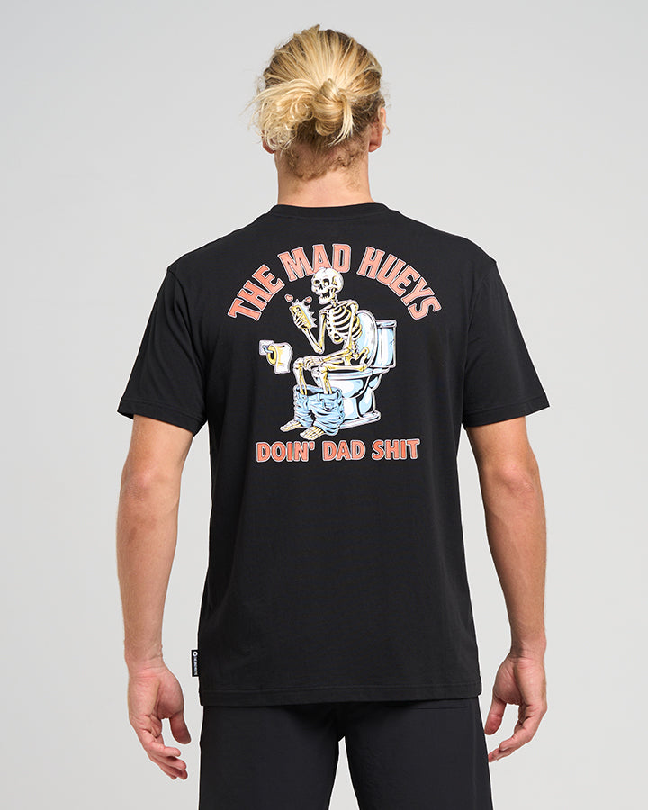DAD SHIT | SS TEE - BLACK