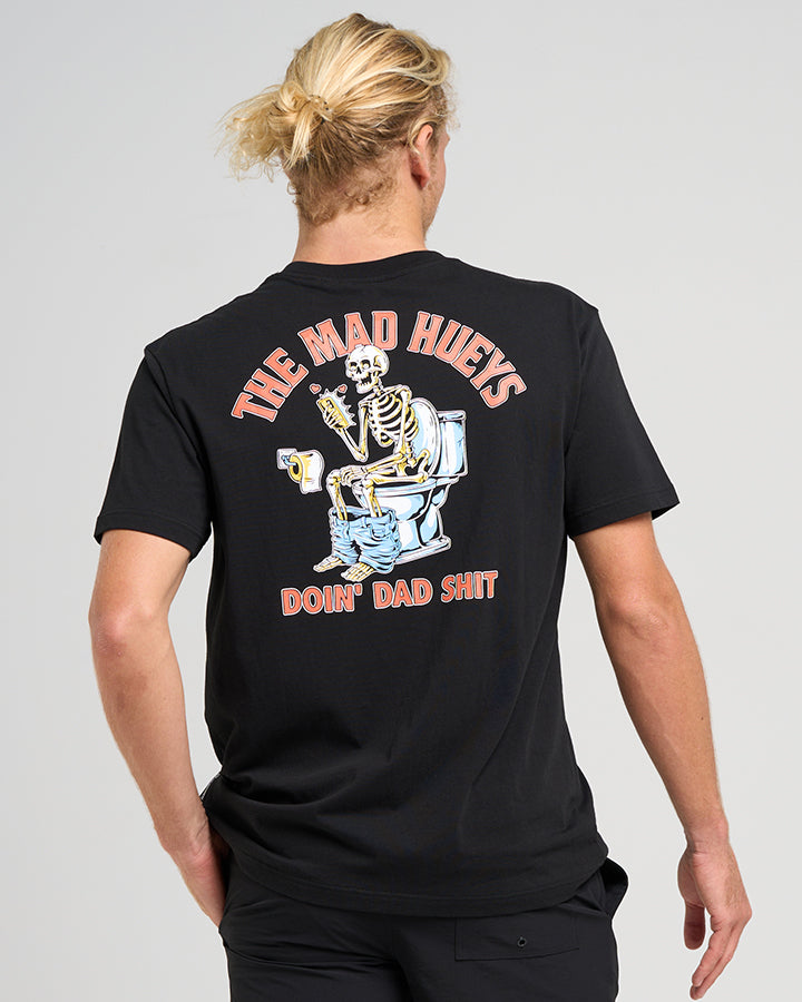 DAD SHIT | SS TEE - BLACK