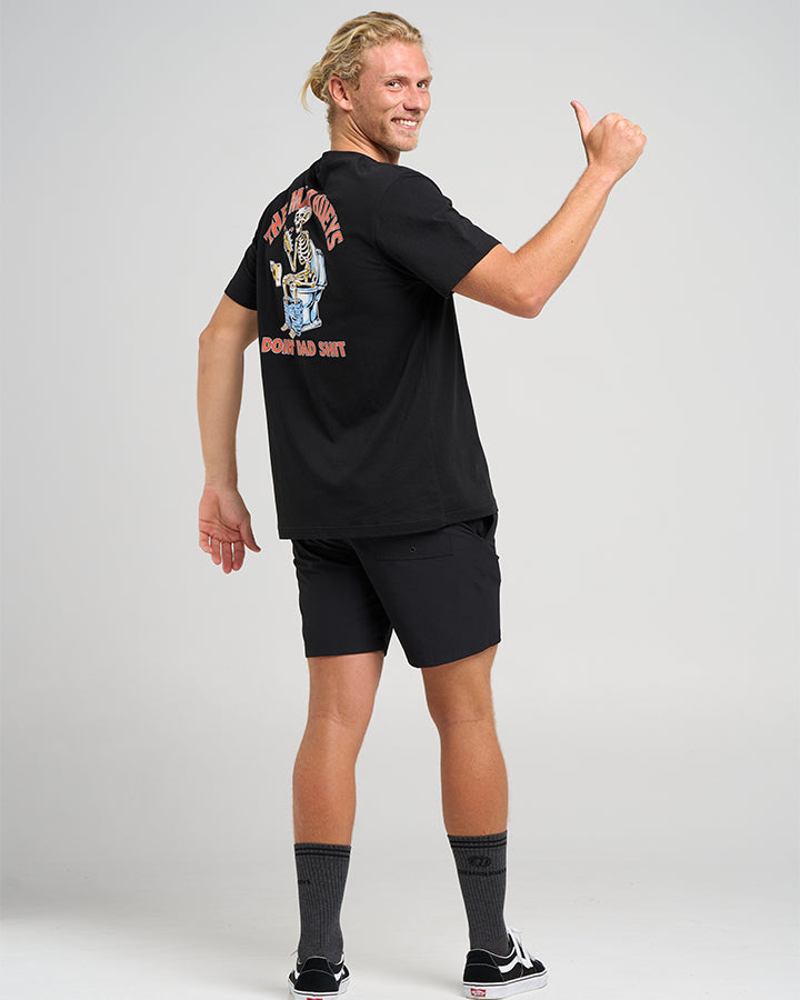 DAD SHIT | SS TEE - BLACK