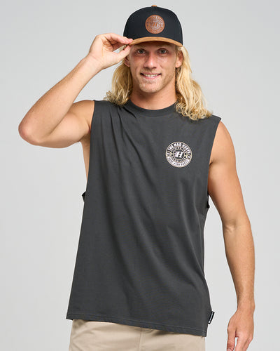 HUEYS GOOD LIFE | MUSCLE - VINTAGE BLACK
