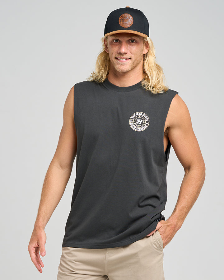 HUEYS GOOD LIFE | MUSCLE - VINTAGE BLACK