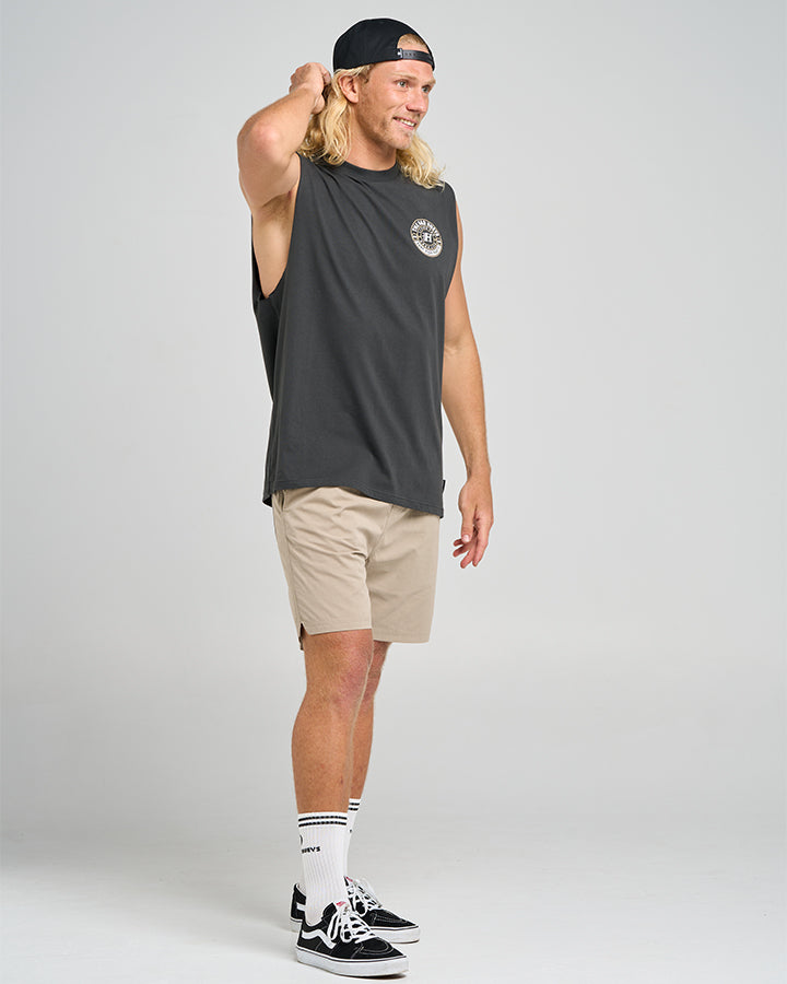 HUEYS GOOD LIFE | MUSCLE - VINTAGE BLACK