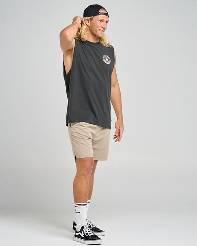 HUEYS GOOD LIFE | MUSCLE - VINTAGE BLACK