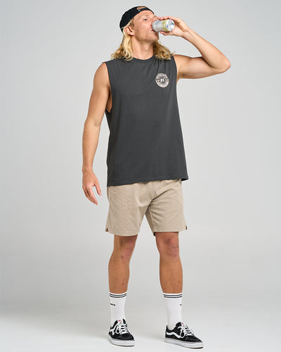 HUEYS GOOD LIFE | MUSCLE - VINTAGE BLACK