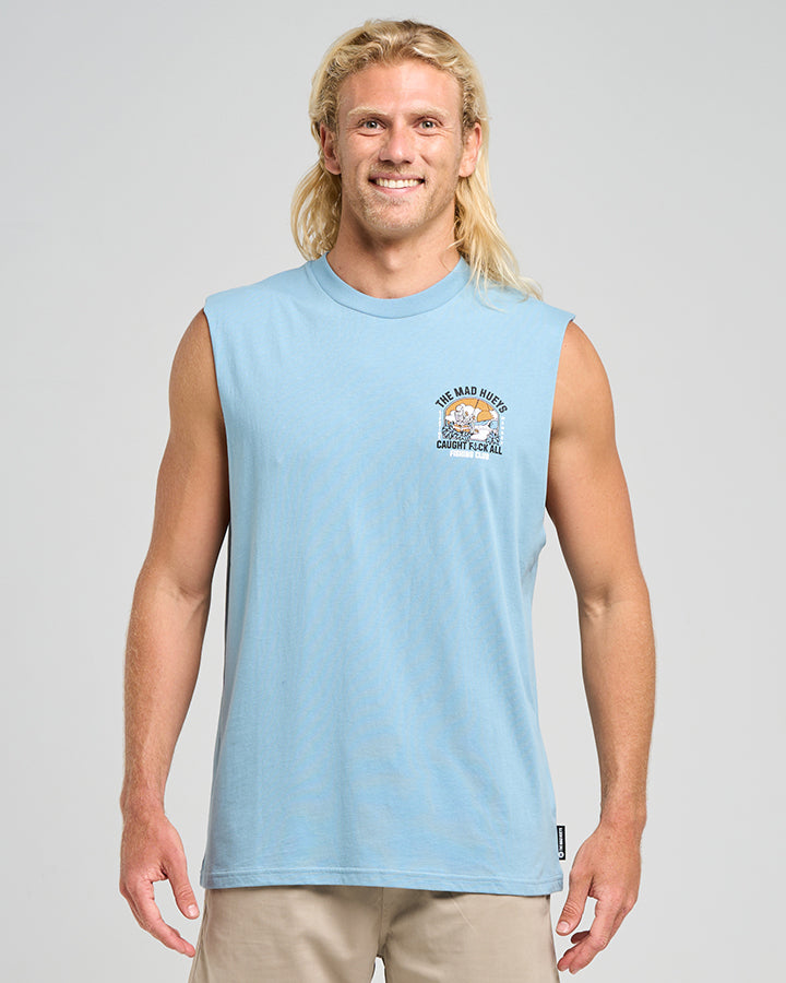 CAUGHT FK ALL ISLAND | MUSCLE - STEEL BLUE