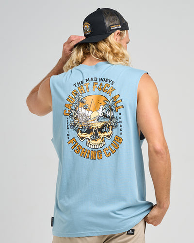 CAUGHT FK ALL ISLAND | MUSCLE - STEEL BLUE