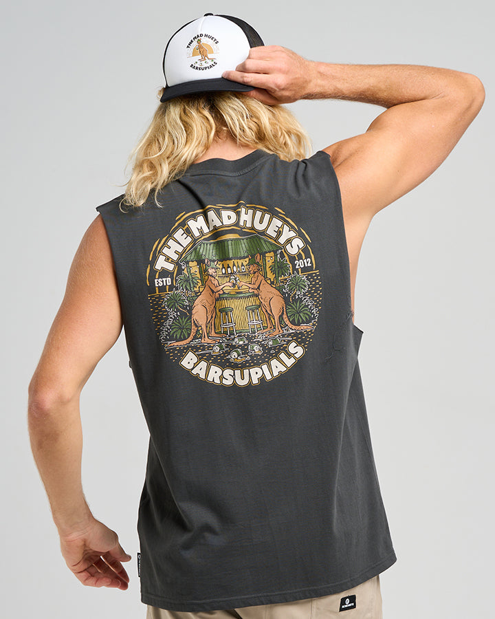 BARSUPIALS | MUSCLE - VINTAGE BLACK