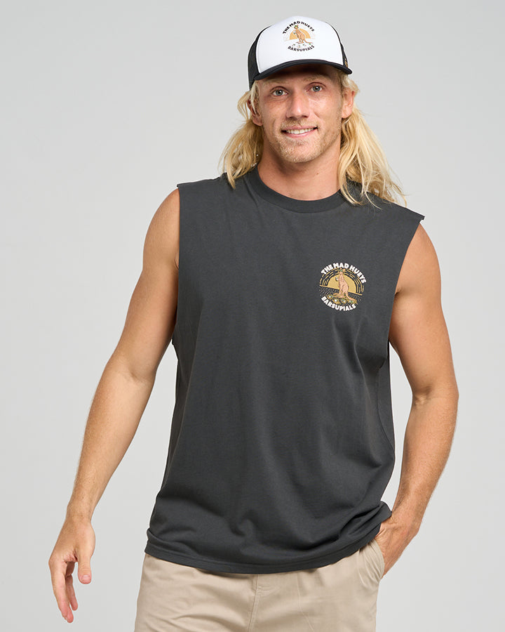 BARSUPIALS | MUSCLE - VINTAGE BLACK