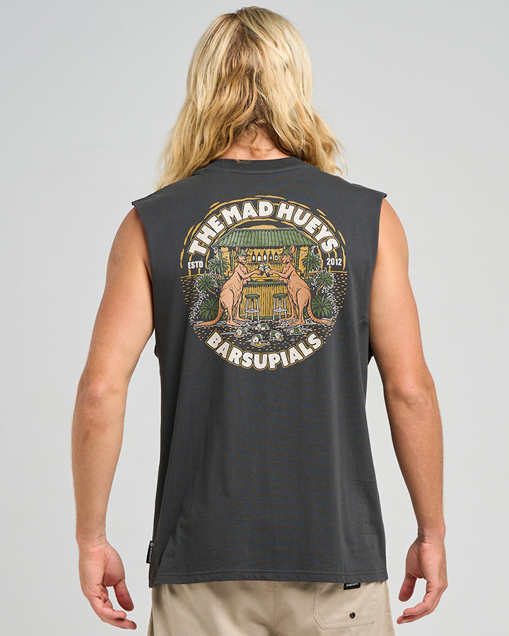 BARSUPIALS | MUSCLE - VINTAGE BLACK