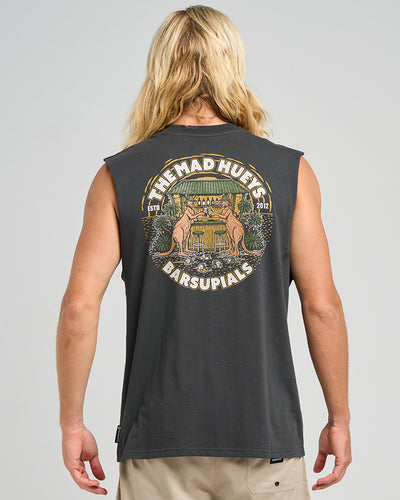 BARSUPIALS | MUSCLE - VINTAGE BLACK