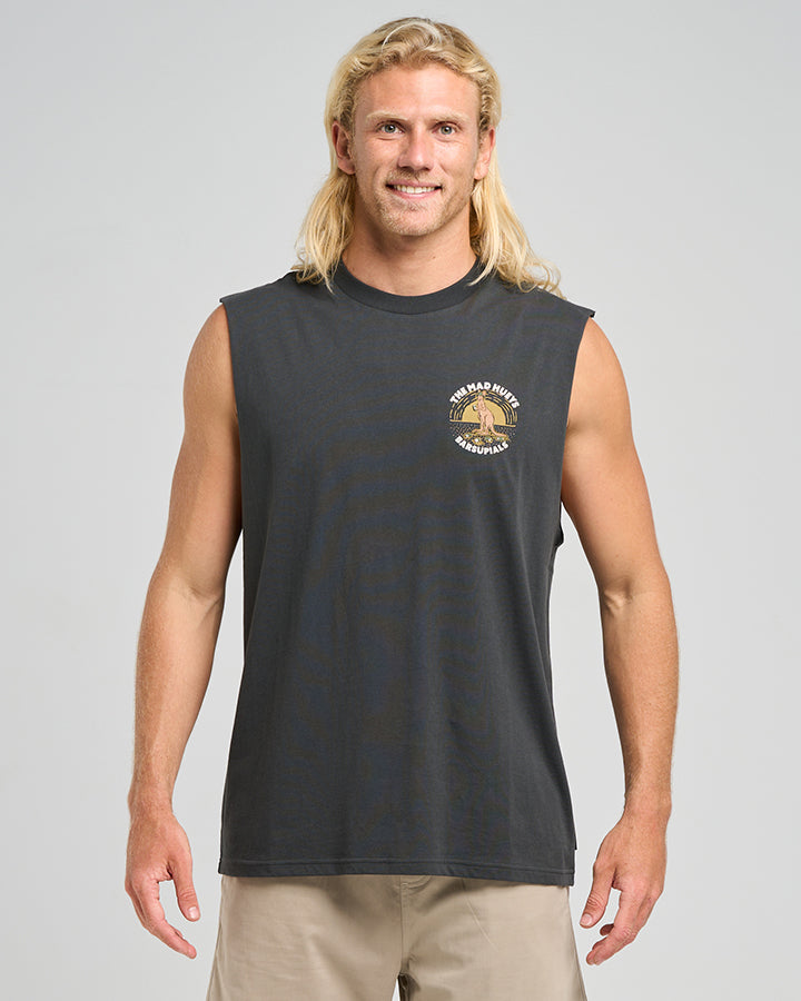 BARSUPIALS | MUSCLE - VINTAGE BLACK