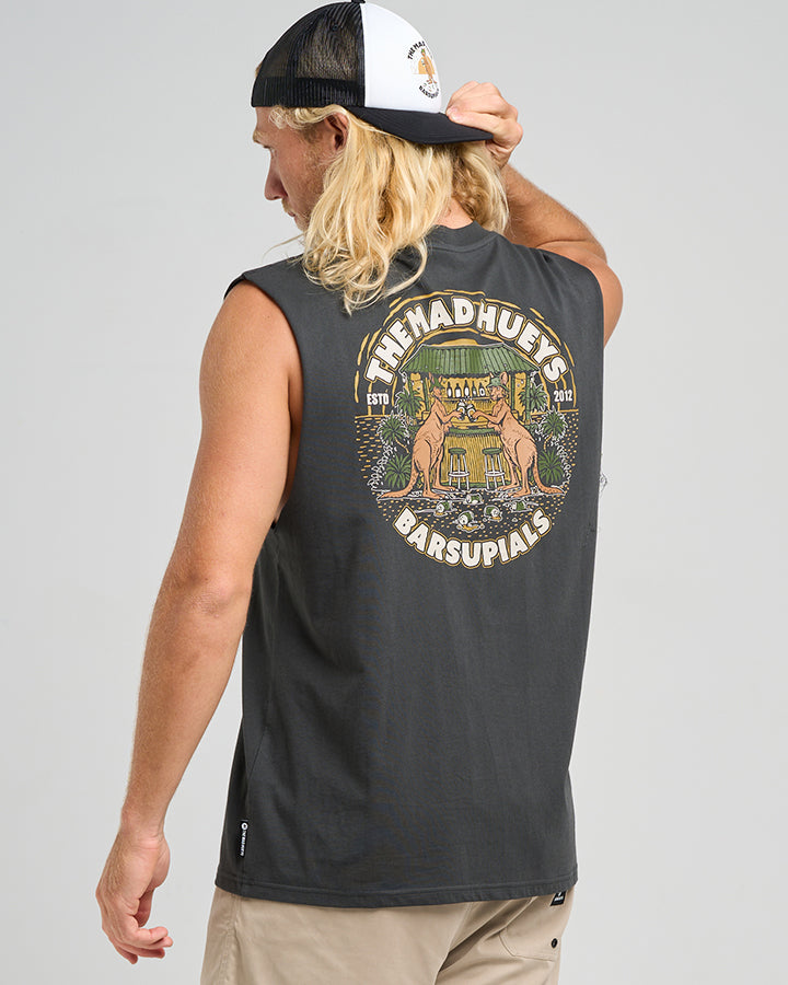 BARSUPIALS | MUSCLE - VINTAGE BLACK