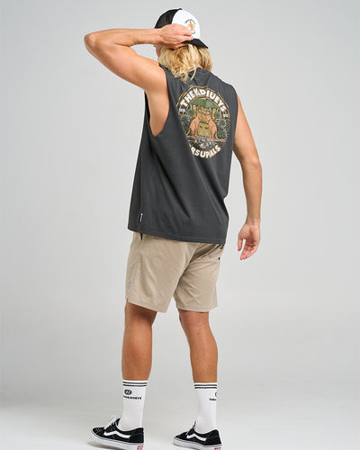 BARSUPIALS | MUSCLE - VINTAGE BLACK