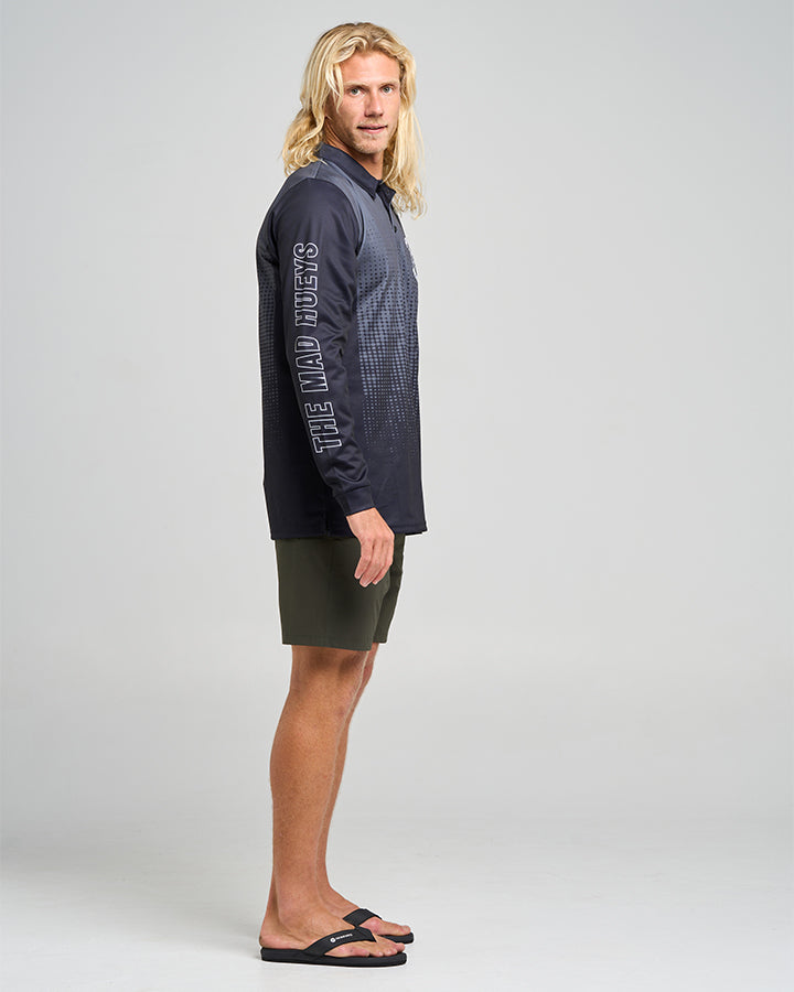 SAILOR ANCHOR | UPF 50+ FISHING JERSEY - CHARCOAL
