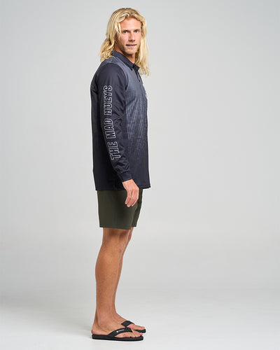 SAILOR ANCHOR | UPF 50+ FISHING JERSEY - CHARCOAL